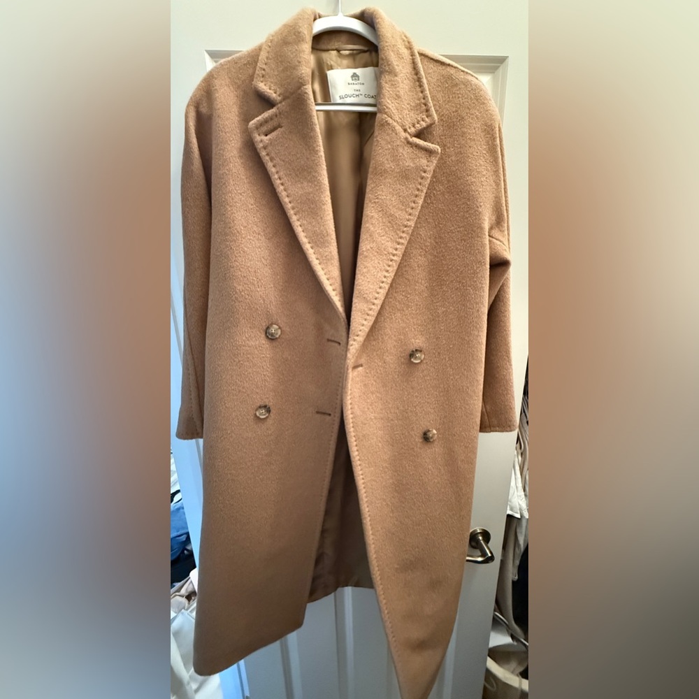 Babaton the slouch Coat in camel